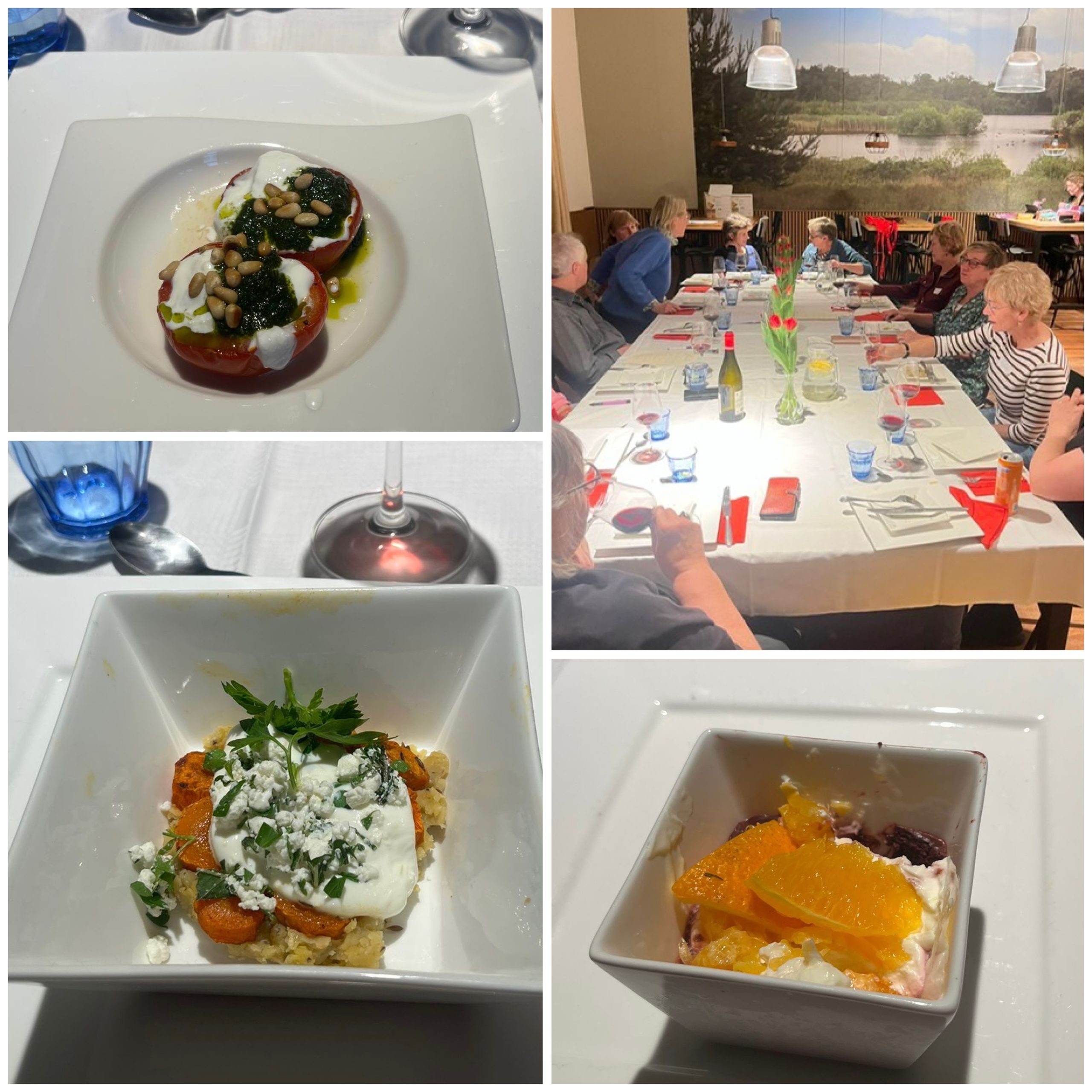 Collage culinair vegetarisch koken